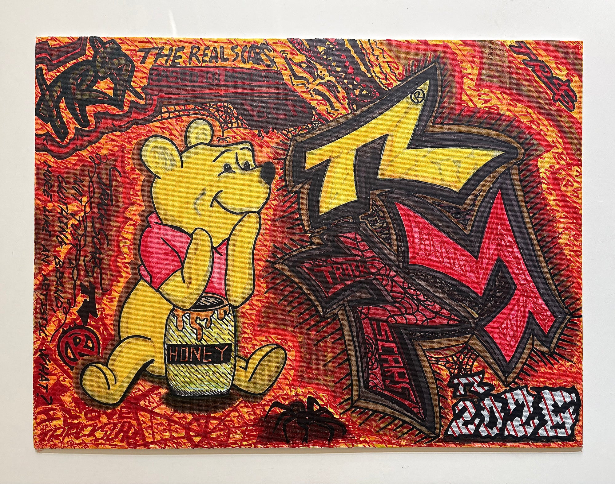 “POOH SCARS” 1of1 TR$ art